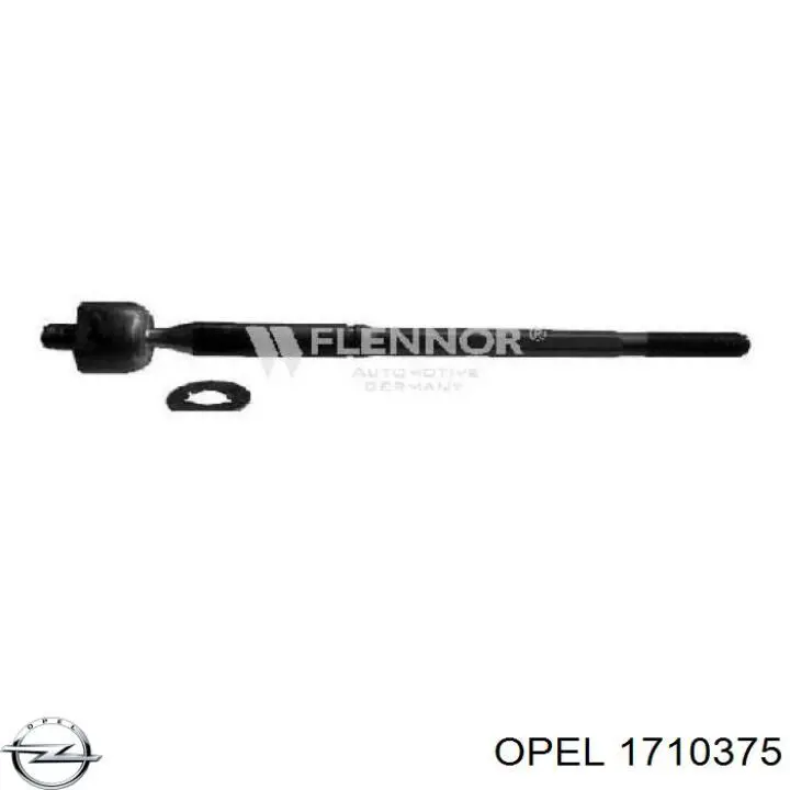 Фара противотуманная правая 1710375 Opel