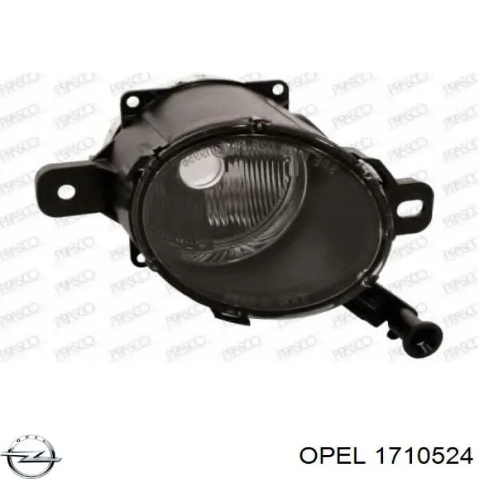 Фара противотуманная, правая Opel 1710524 цена, от 33.71 USD