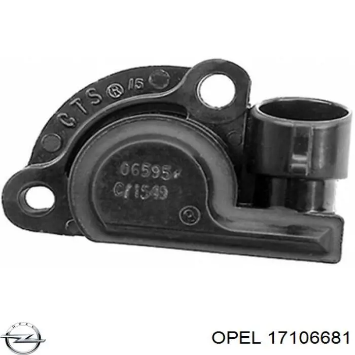 Датчик дроссельной заслонки 17106681 Opel