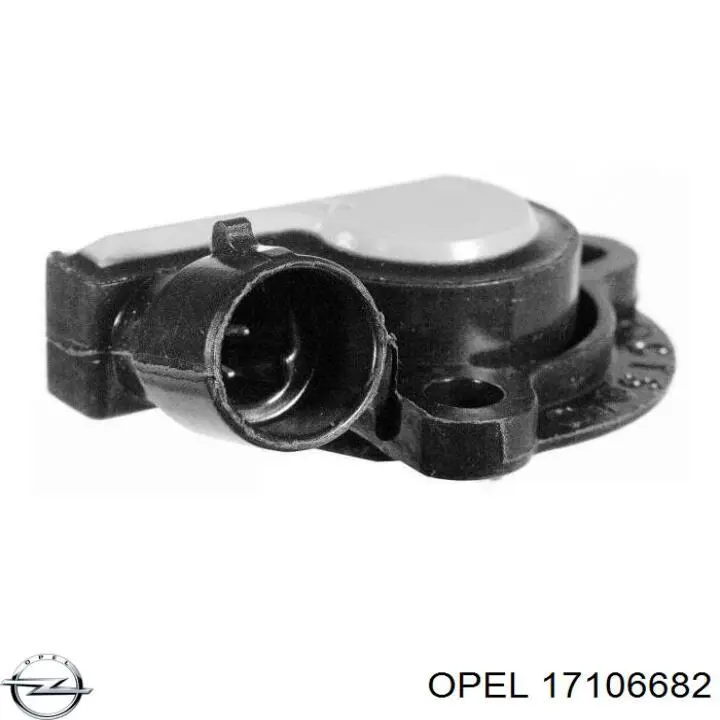 Датчик положения дроссельной заслонки (потенциометр) Opel 17106682