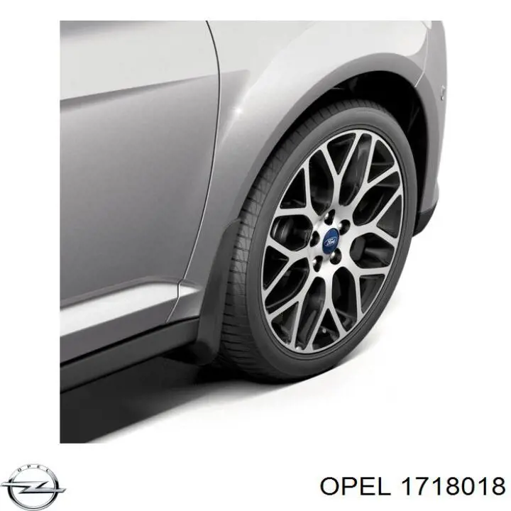 Брызговики передние, комплект 1718018 Opel