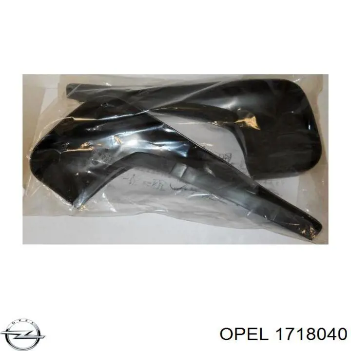 Брызговики задние, комплект на Opel Astra G F48, F08