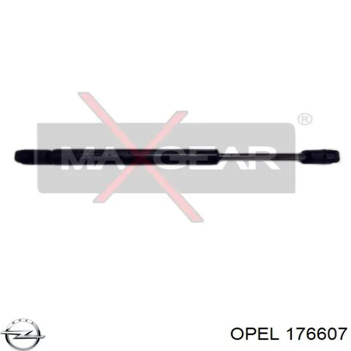 Купить 176607 Opel Амортизатор двери багажника