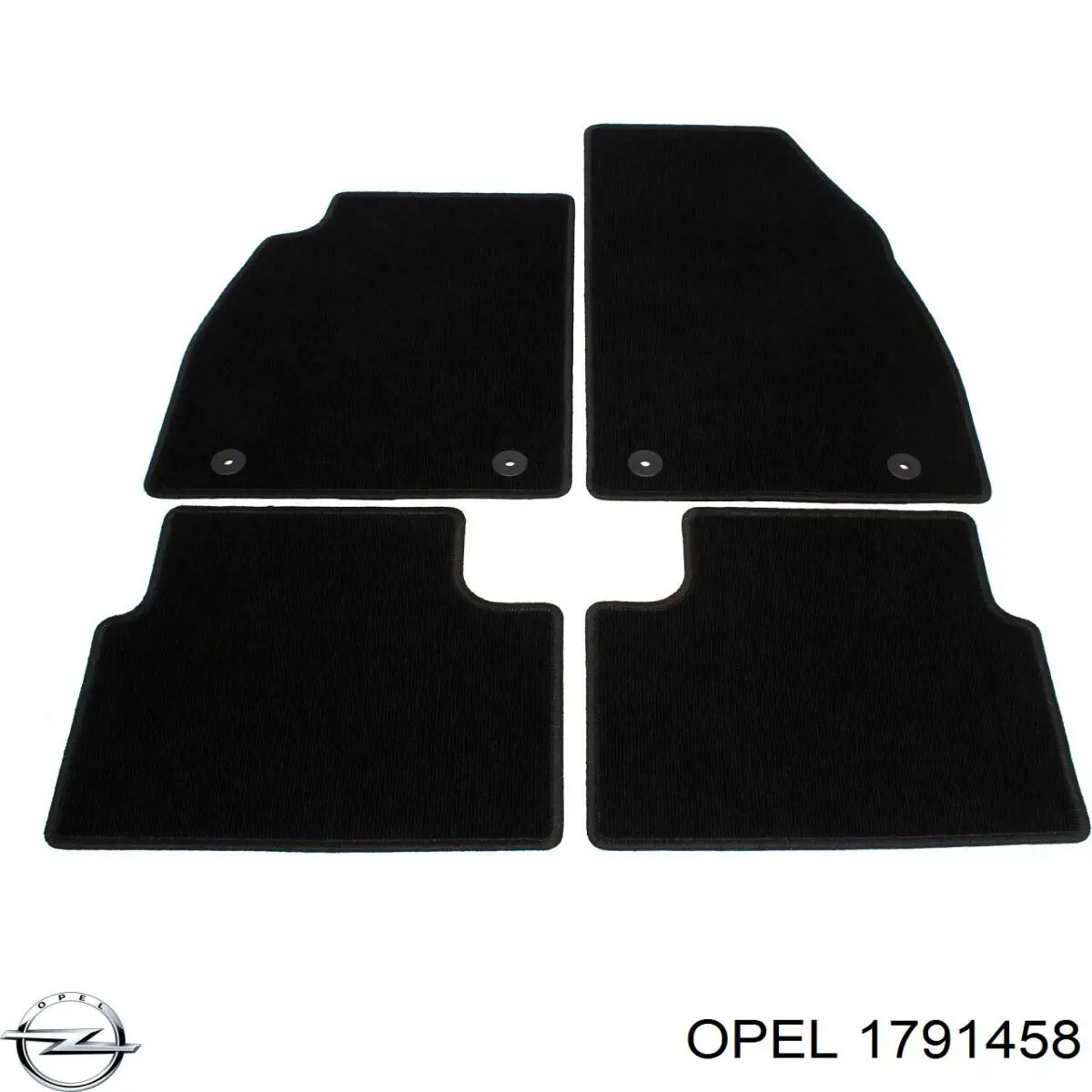 Коврики передние + задние, комплект Opel 1791458