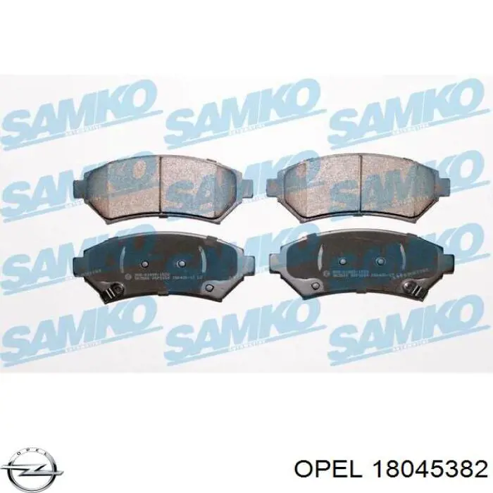Колодки Opel 18045382 цена, от 24.61 USD