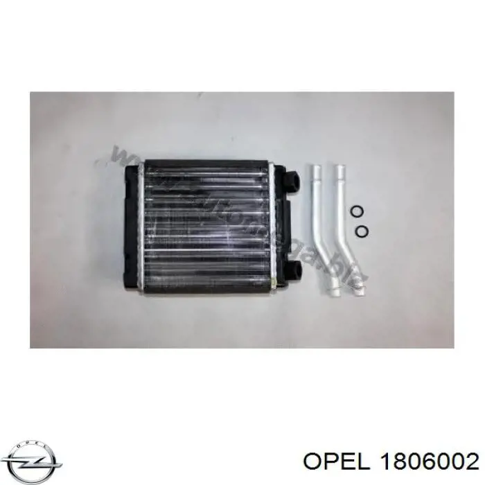 1806002 Opel радиатор печки