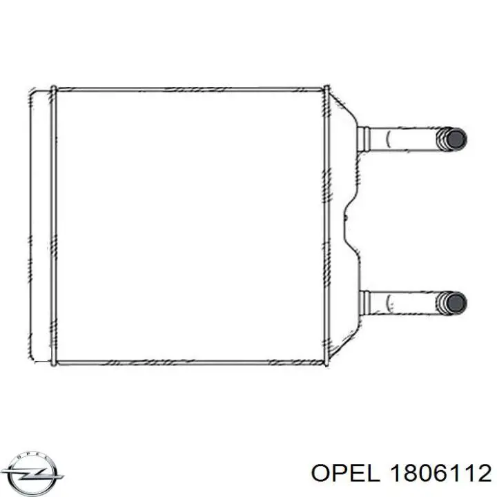 Радиатор печки 1806112 Opel