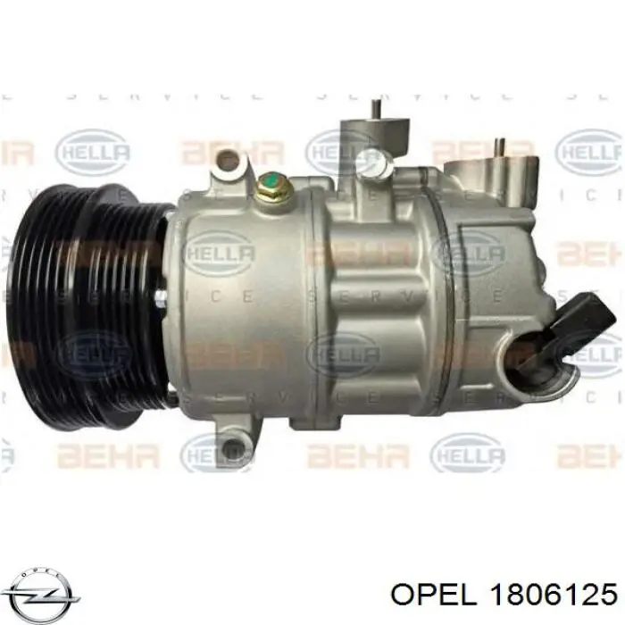 Радиатор отопителя Opel 1806125