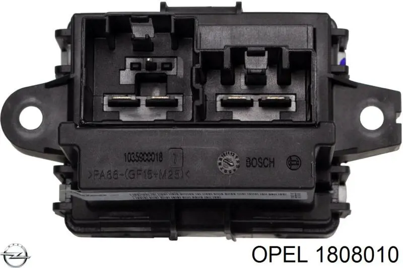 18 08 010 Opel резистор (сопротивление вентилятора печки (отопителя салона))