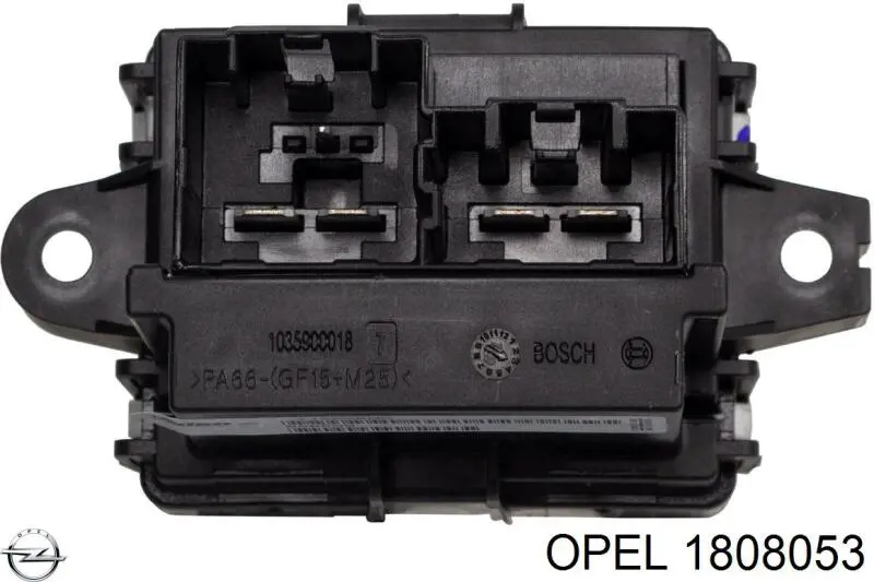 1808053 Opel resistor (resistência de ventilador de forno (de aquecedor de salão))