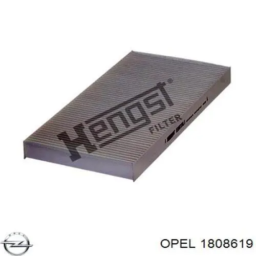 Фильтр воздушный отопителя Opel 1808619 цена, от 3.39 USD