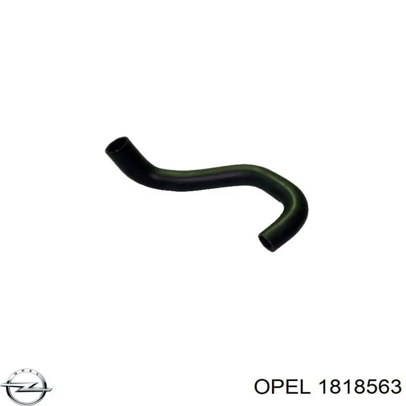 1818563 Opel шланг (патрубок системы охлаждения)