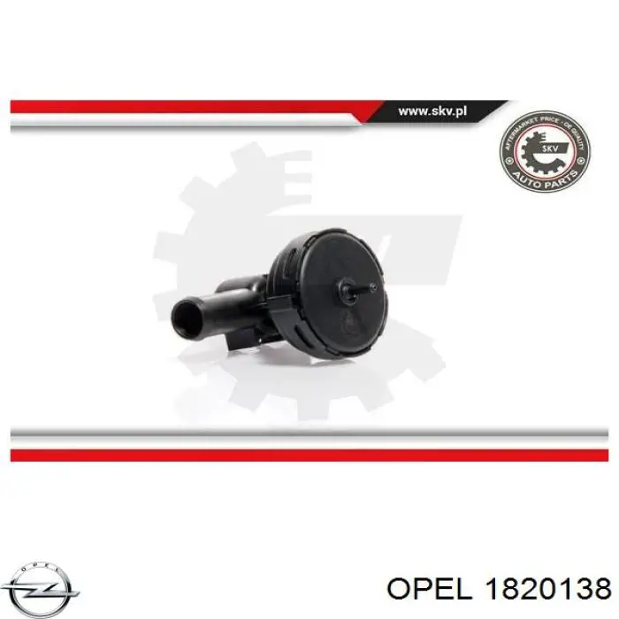 Купить 1820138 Opel Кран печки