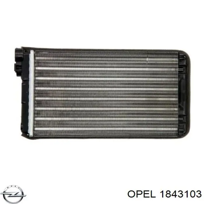 Радиатор печки (отопителя) Opel 1843103 цена, от 20.07 USD