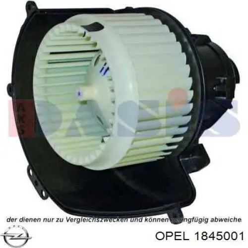1845001 Opel вентилятор печки