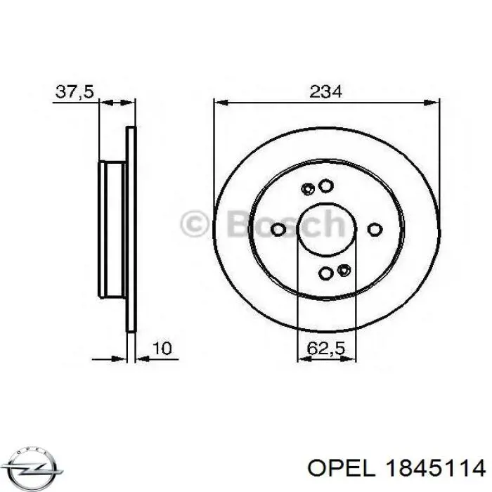 Купить 1845114 Opel Мотор вентилятора кондиционера