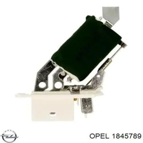 1845789 Opel резистор (сопротивление вентилятора печки (отопителя салона))