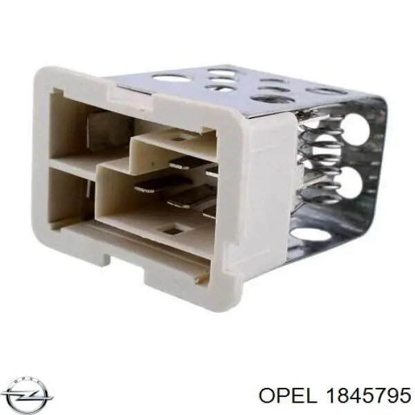 1845795 Opel resistor (resistência de ventilador de forno (de aquecedor de salão))