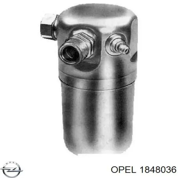 1848036 Opel ресивер-осушитель кондиционера
