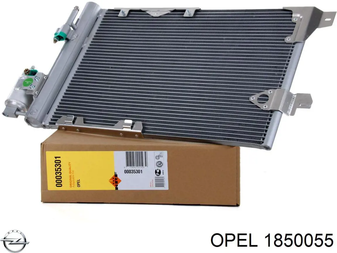 1850055 Opel радиатор кондиционера