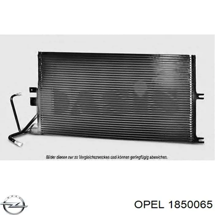 1850065 Opel радиатор кондиционера