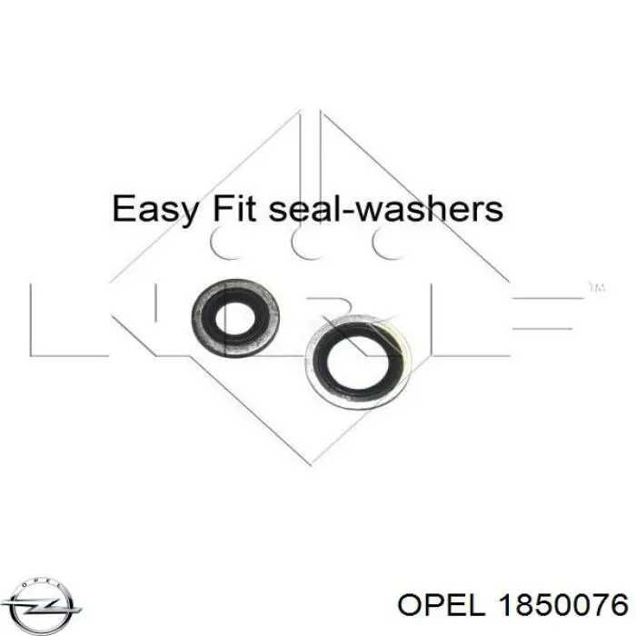Купить 1850076 Opel Радиатор системы охлаждения кондиционера