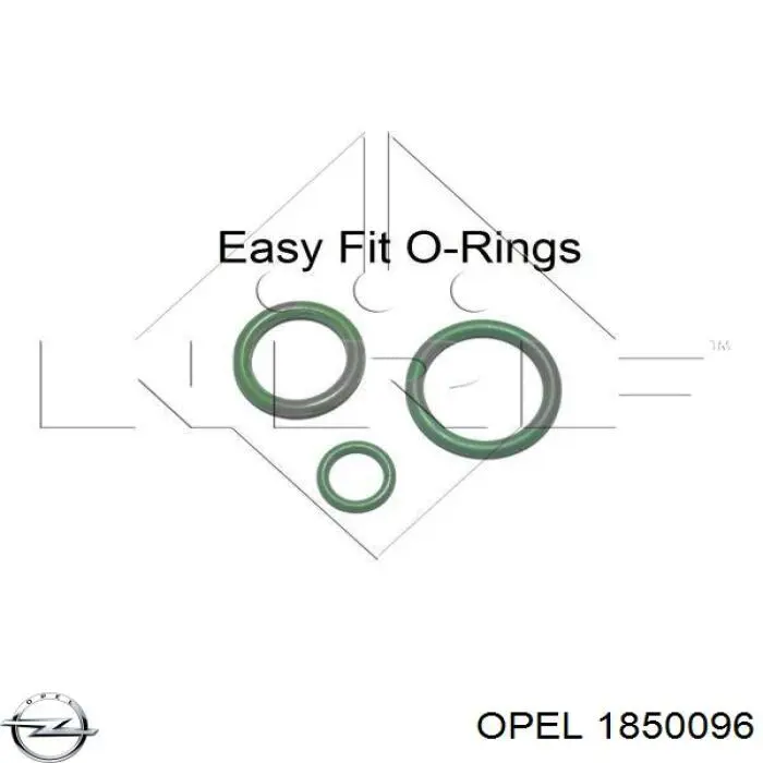 Радиатор охлаждения кондиционера Opel 1850096