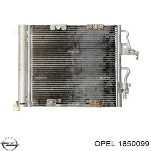 1850099 Opel радиатор кондиционера