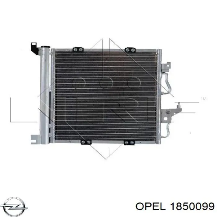 Конденсатор кондиционера Opel 1850099 цена, от 83.60 USD