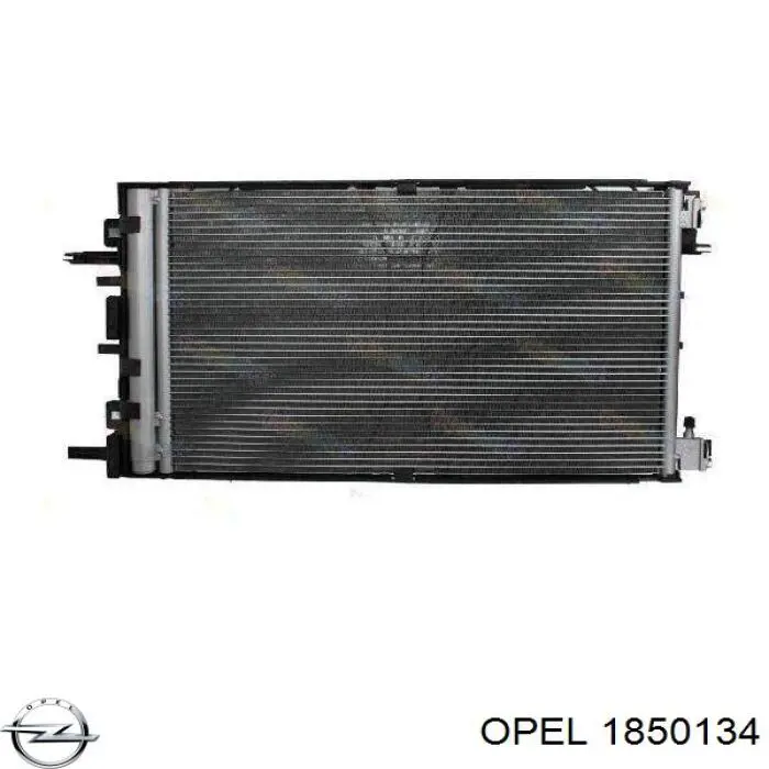 Радиатор кондиционера 1850134 Opel