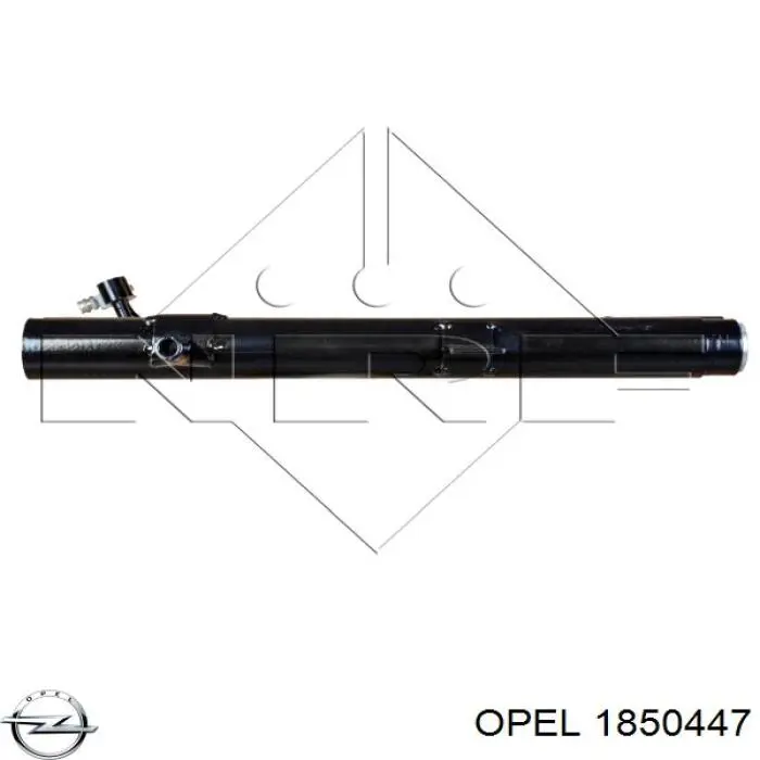 Конденсатор кондиционера Opel 1850447 цена, от 123.65 USD