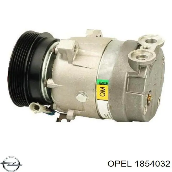 1854032 Opel compressor de aparelho de ar condicionado