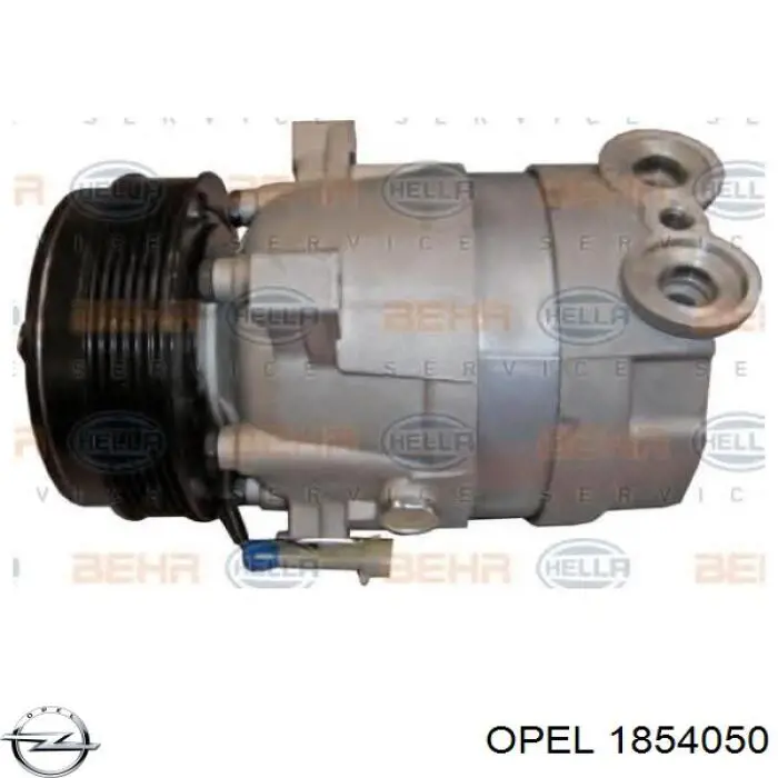 Компрессор кондиционера 1854050 Opel