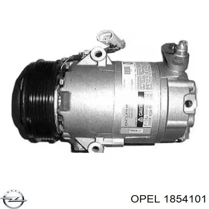 Компрессор кондиционера 1854101 Opel