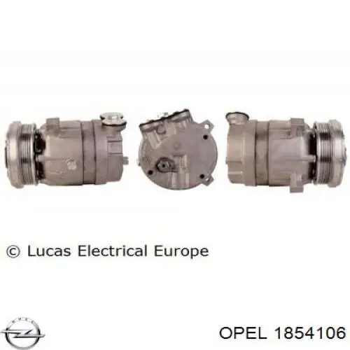 Насос кондиционера Opel 1854106