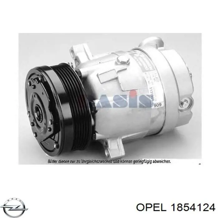 1854124 Opel компрессор кондиционера