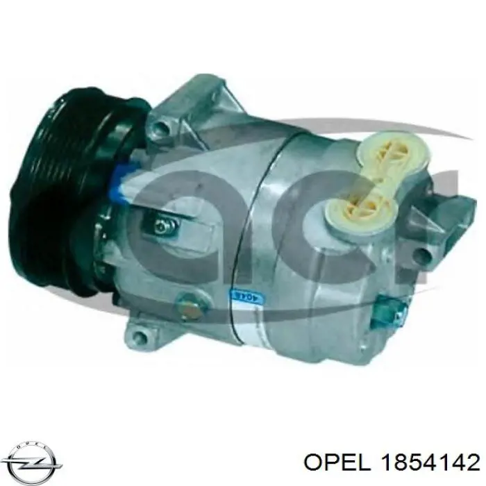 1854142 Opel compressor de aparelho de ar condicionado