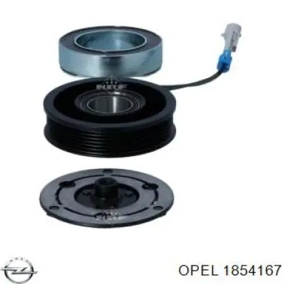 Компрессор системы кондиционирования Opel 1854167 цена, от 140.61 USD