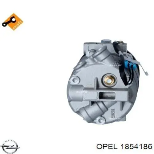 Компрессор кондиционера 1854186 Opel