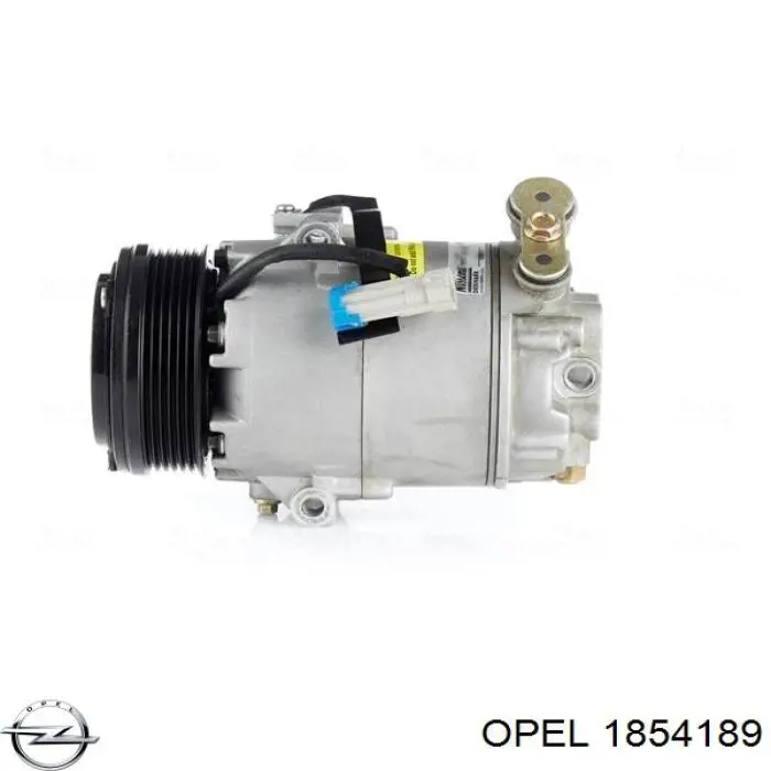 Компрессор кондиционера 1854189 Opel