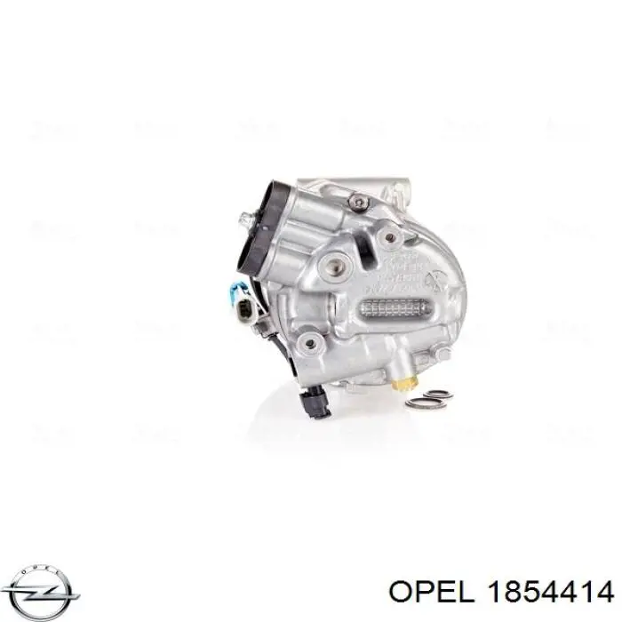 Компрессор кондиционера 1854414 Opel