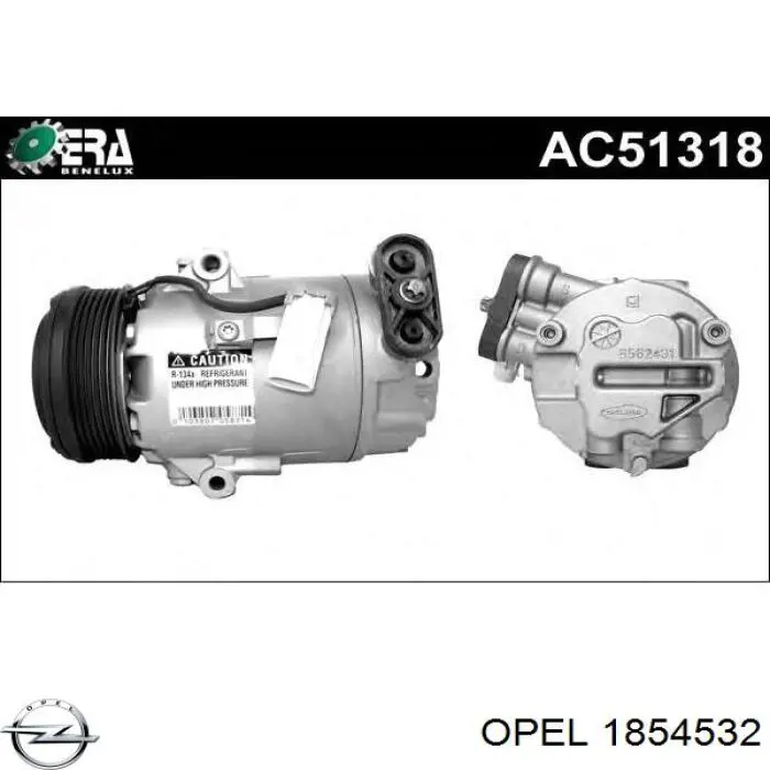 Купить 1854532 Opel Компрессор климатической установки