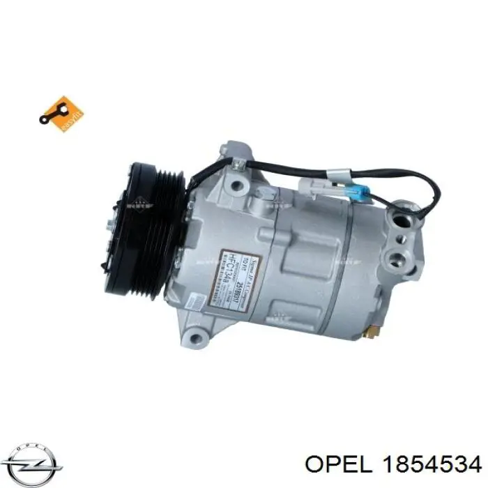 1854534 Opel компрессор кондиционера