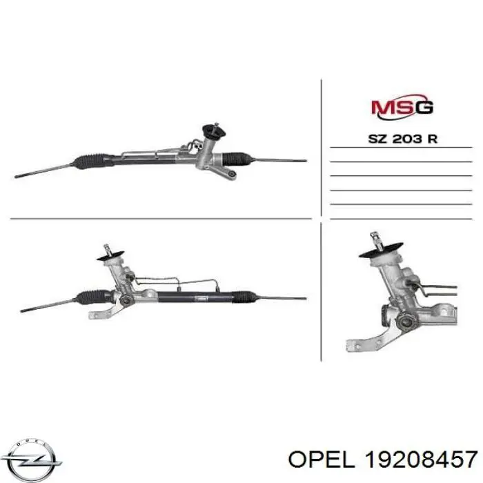 Купить 19208457 Opel Рулевая рейка