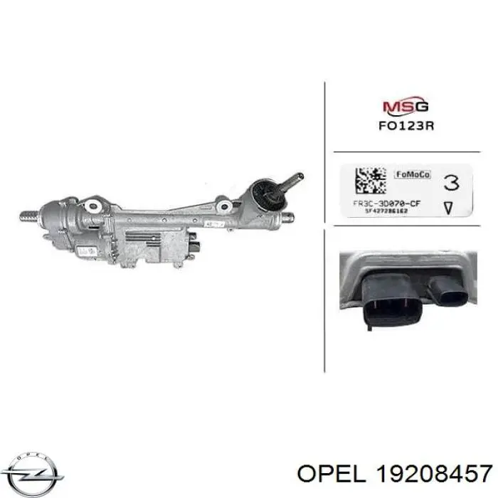 Реечный рулевой механизм Opel 19208457 цена, от 275.58 USD