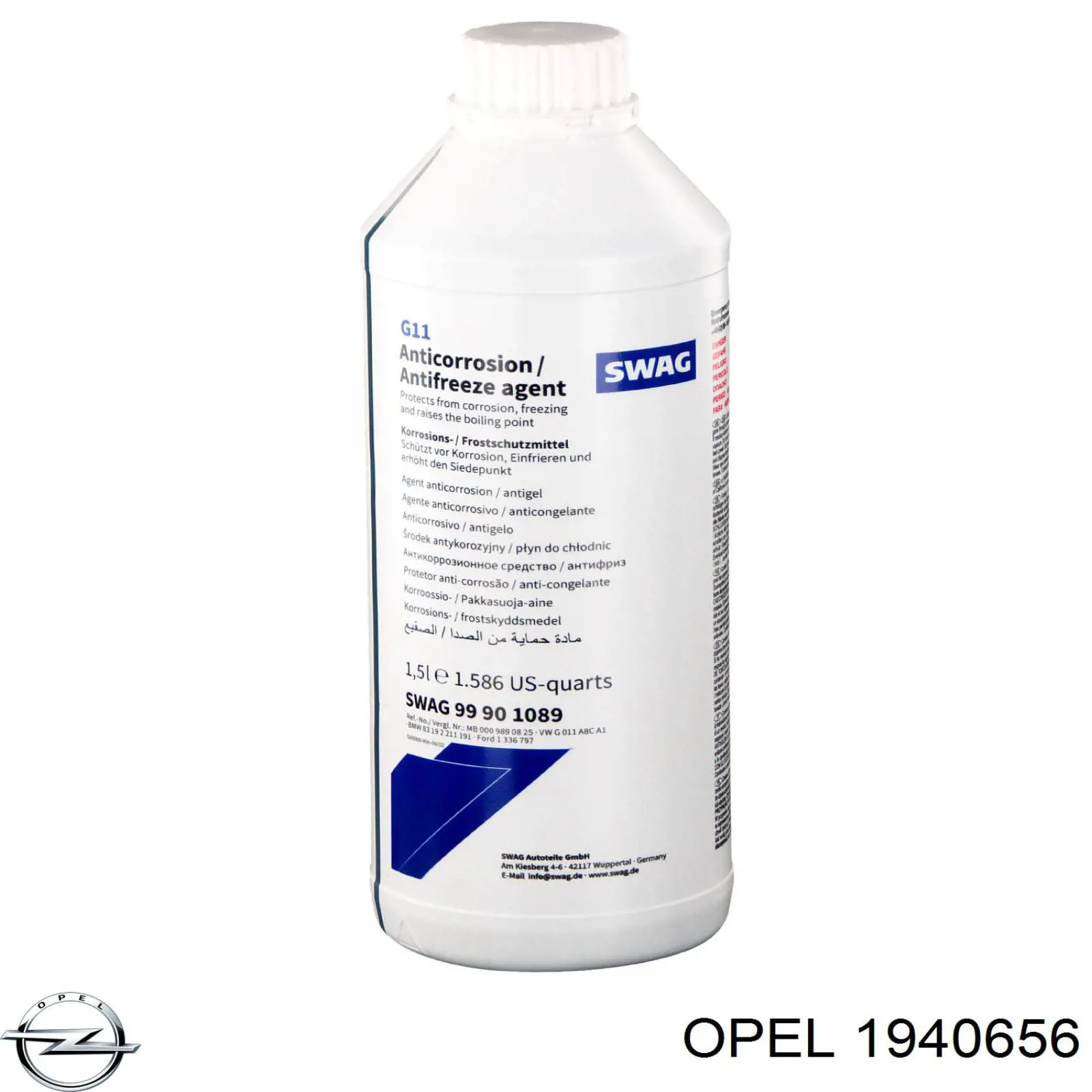 1940656 OPEL Liquido refrigerante original y equivalente