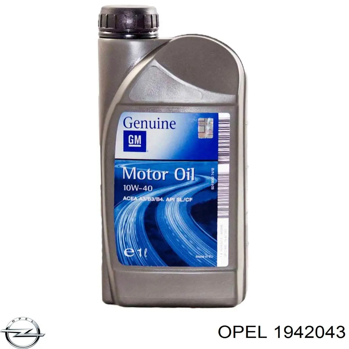Моторное масло Opel Semi Synthetic 10W-40 Полусинтетическое 1л (1942043)