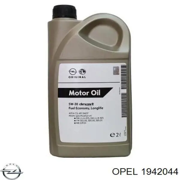 Моторное масло Opel Semi Synthetic 10W-40 Полусинтетическое 2л (1942044)