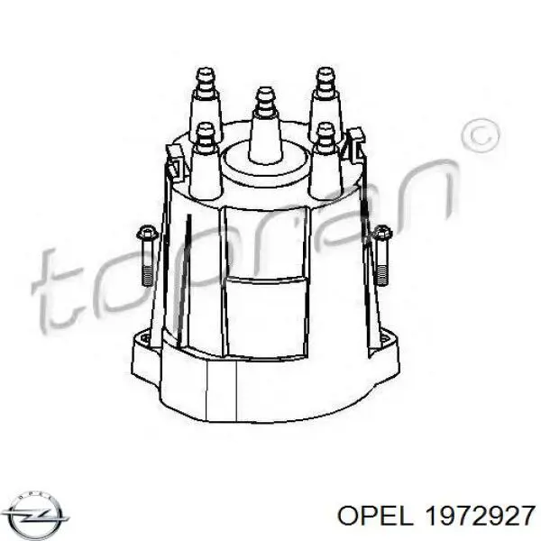 Крышка распределителя зажигания (трамблера) Opel 1972927 цена, от 12.30 USD