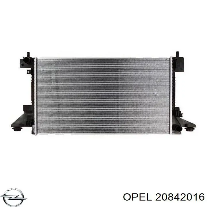 20842016 Opel Радиатор основной